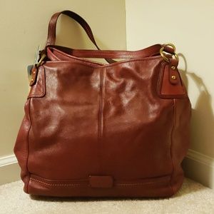 The Sak burgundy leather large bag